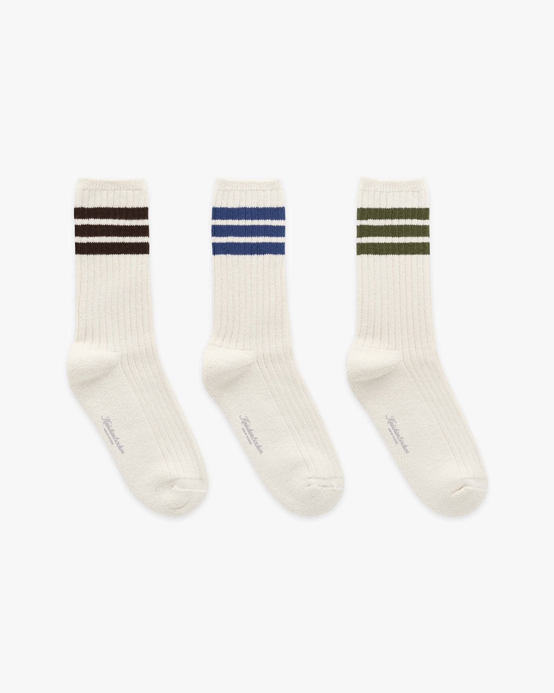 Knickerbocker Gym Rib Socks - Variety Pack BBG Men's Accessories - Sloane Boutique