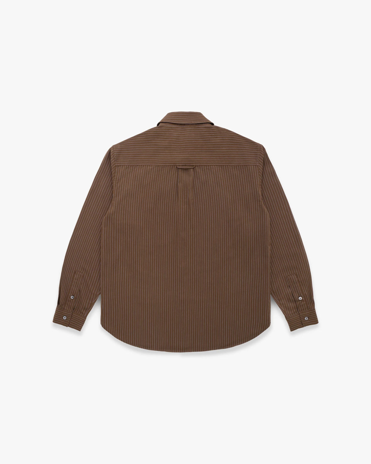 Knickerbocker Jones Cotton Merino Shirt - Brown & Sky Men's Tops - Sloane Boutique