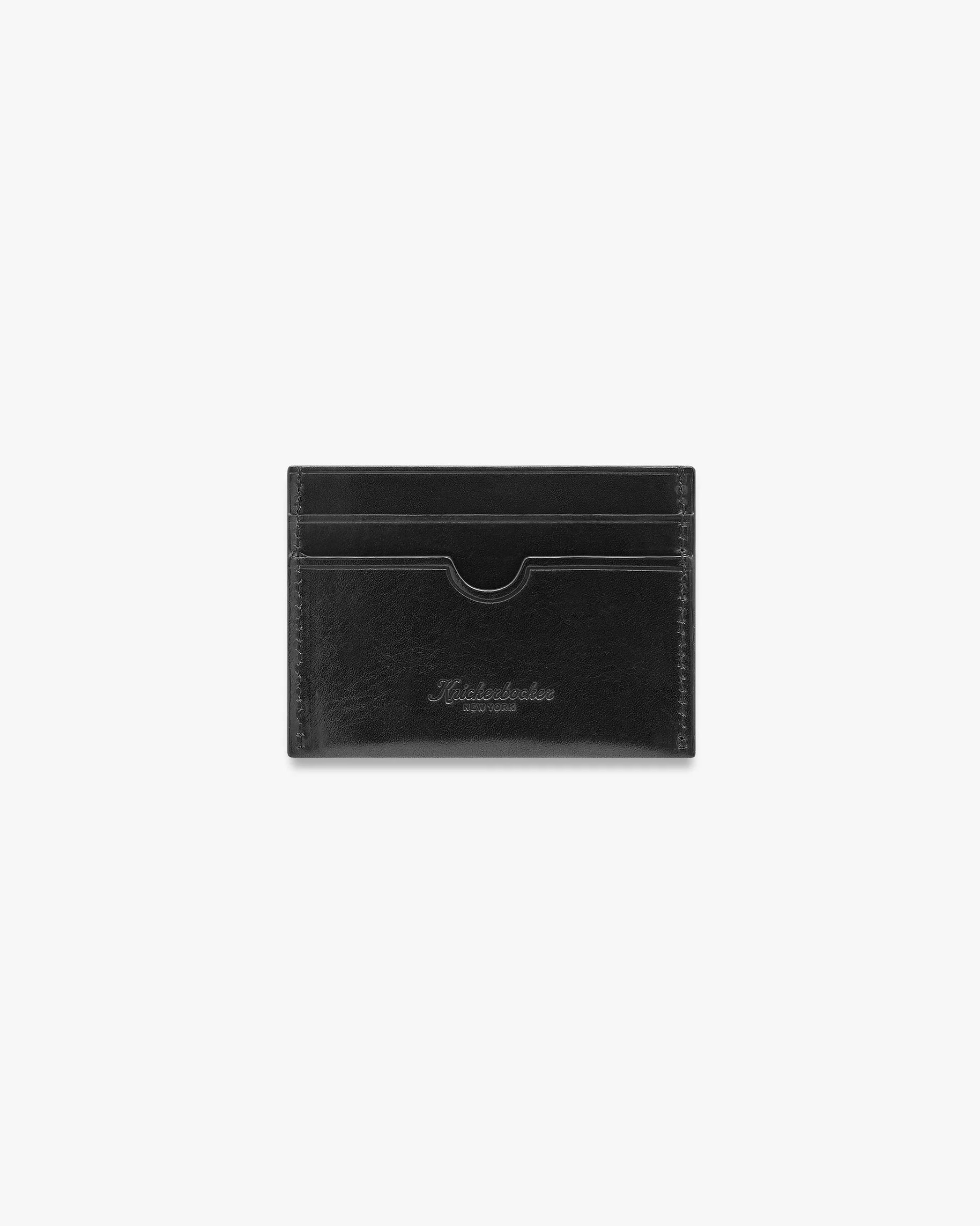 Knickerbocker Leather Card Case - Black Men's Accessories - Sloane Boutique