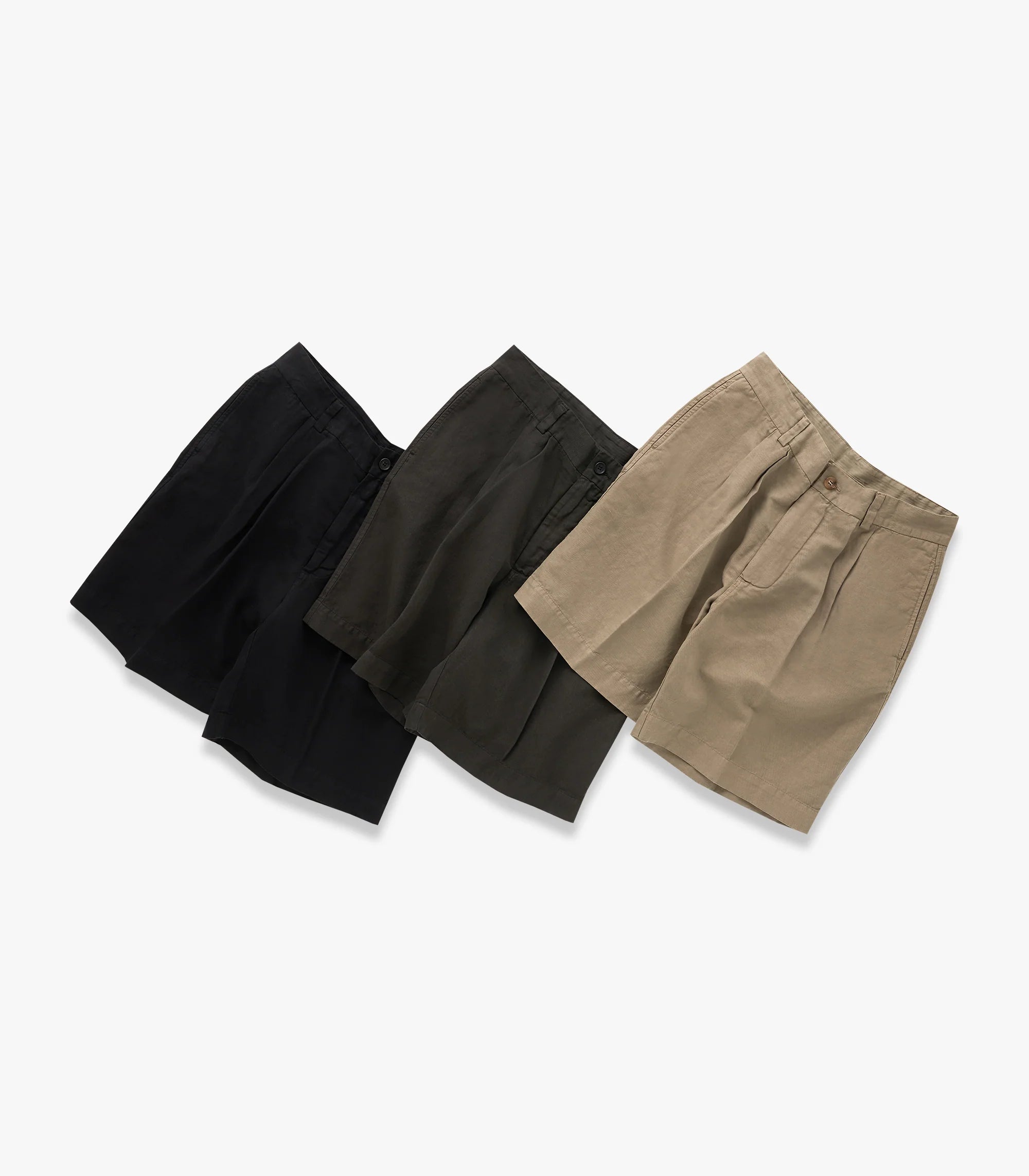 Knickerbocker Men's Harbor Cotton & Linen Short - Khaki Men's Bottoms - Sloane Boutique