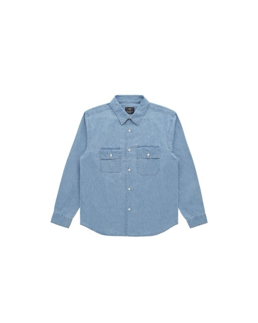 Knickerbocker Pacific Denim Shirt - Light Wash Indigo Men's Tops - Sloane Boutique
