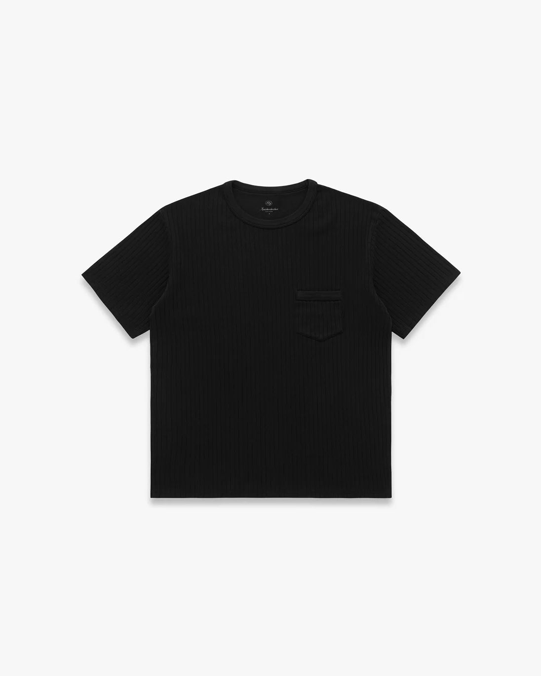 Knickerbocker Rib Pocket T-Shirt - Black **needs more pics** Men's Tops - Sloane Boutique