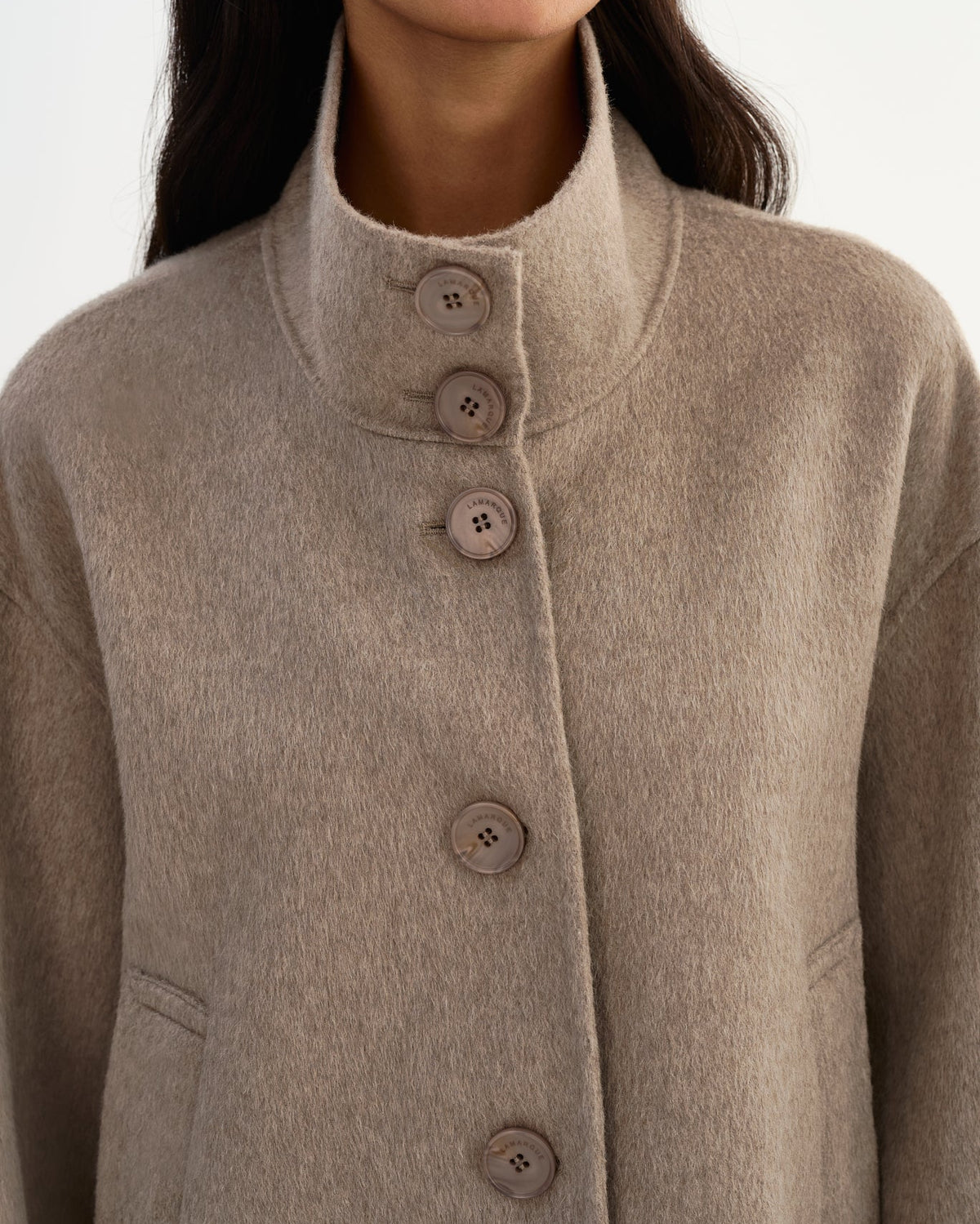 Lamarque McKenna Jacket - Heather Taupe Outerwear - Sloane Boutique
