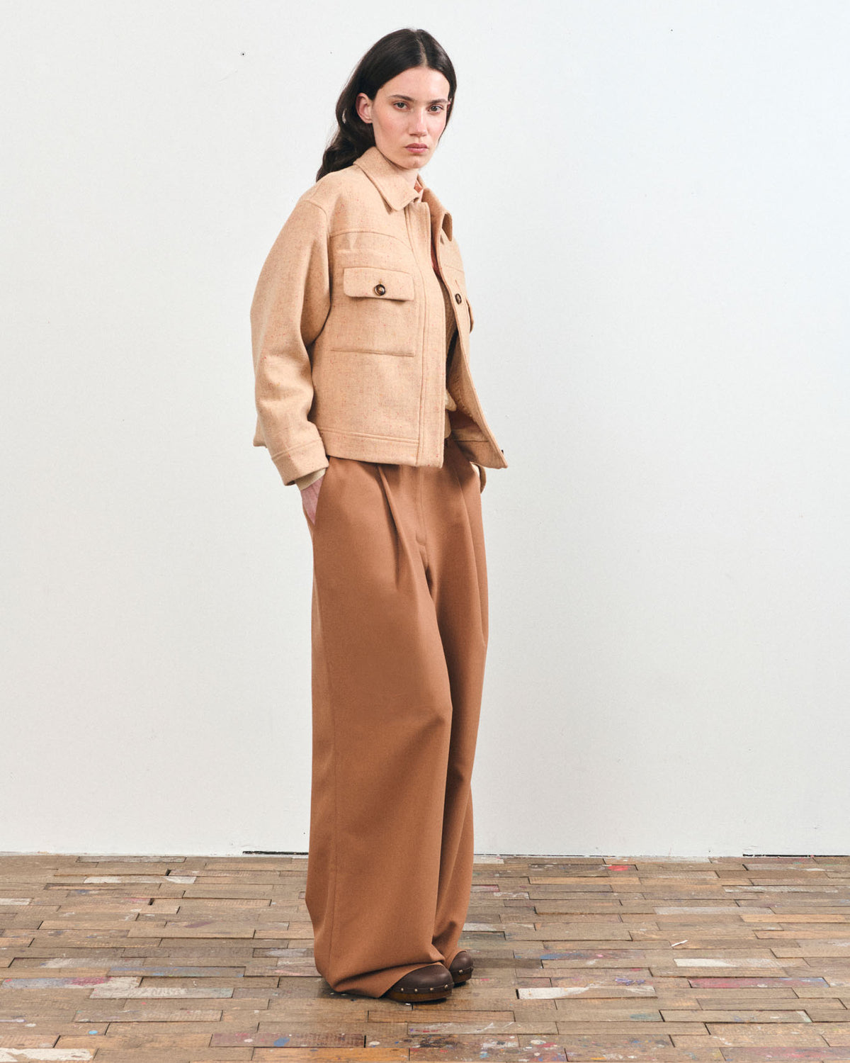 Le Mont St. Michel Pirette Pant - Camel Women's Bottoms - Sloane Boutique