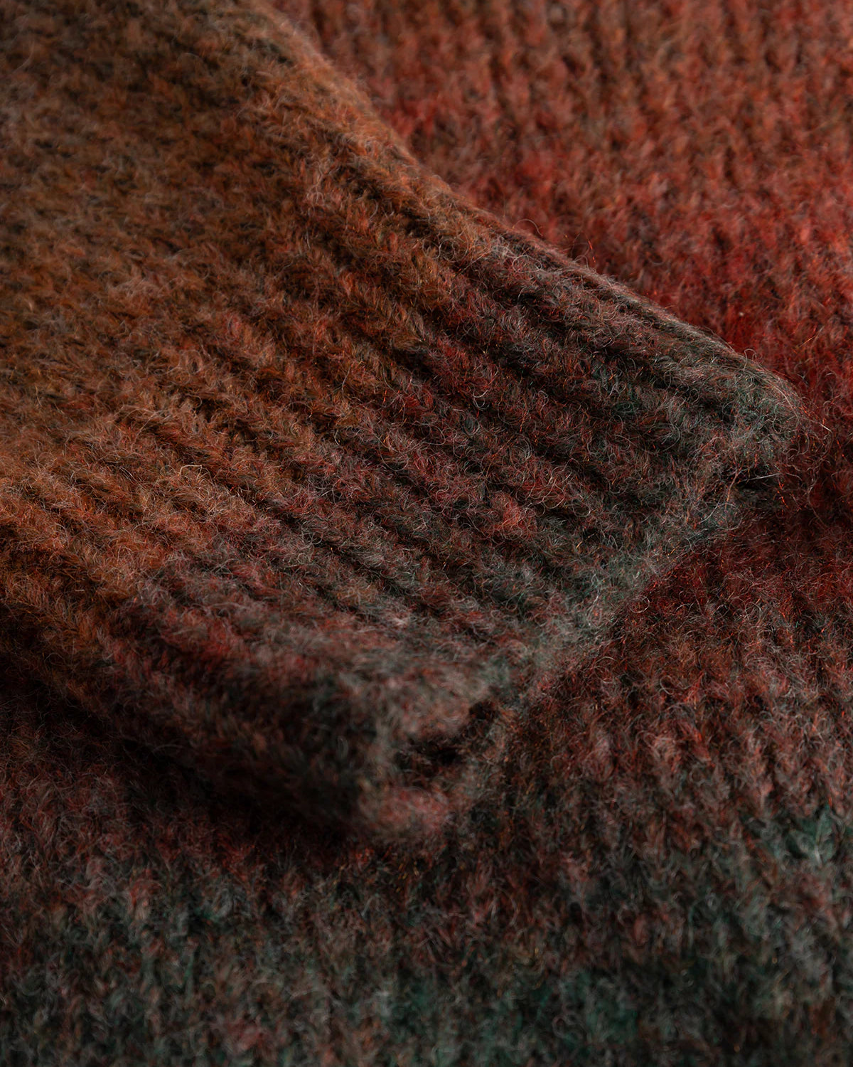 Les Deux Brad Gradient Knit Jumper - Dark Clay Orange Men's Tops - Sloane Boutique