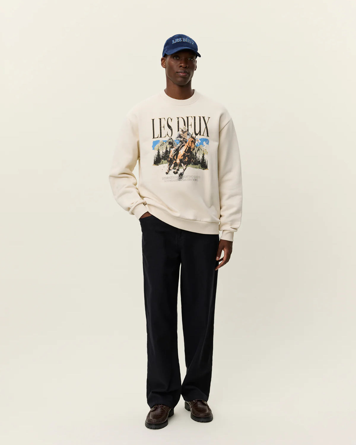 Les Deux Cole Cowboy Sweatshirt - Ivory Men's Tops - Sloane Boutique