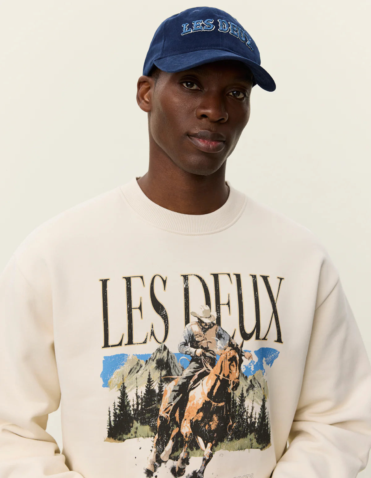 Les Deux Cole Cowboy Sweatshirt - Ivory Men's Tops - Sloane Boutique
