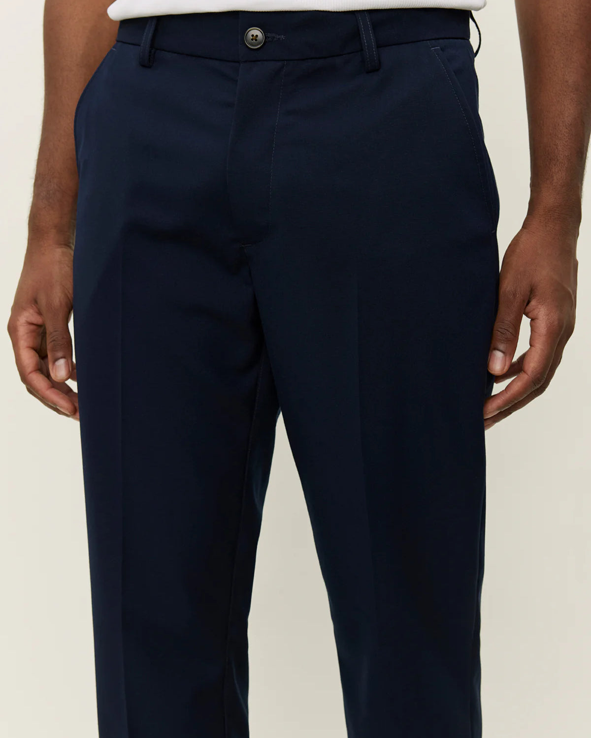 Les Deux Como Reg Suit Pants - Dark Navy Men's Bottoms - Sloane Boutique