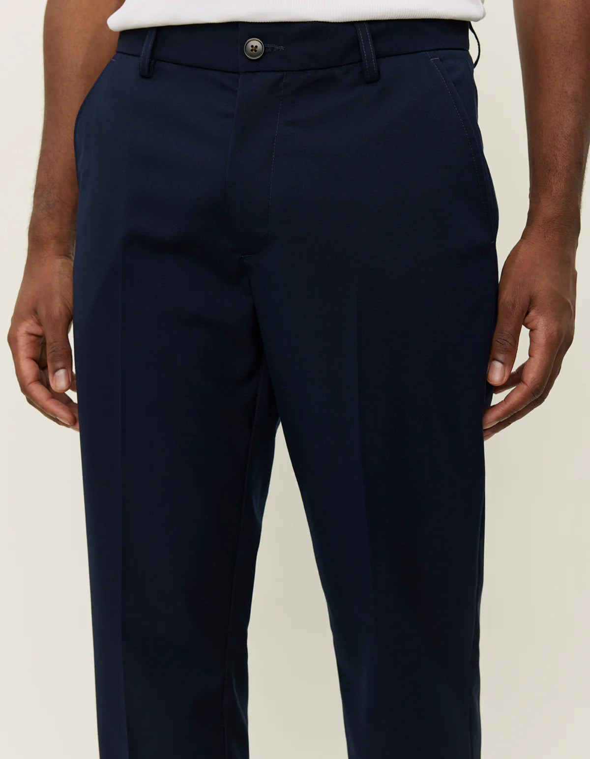 Les Deux Como Reg Suit Pants - Dark Navy Men's Bottoms - Sloane Boutique
