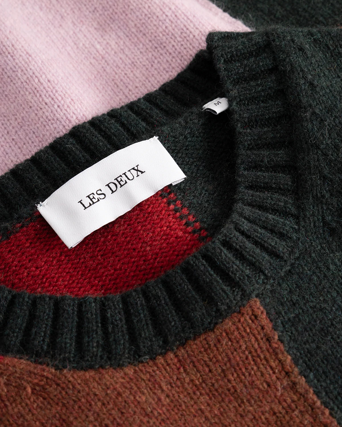 Les Deux Everett Colorblock Knit - Duffel Bag Men's Tops - Sloane Boutique