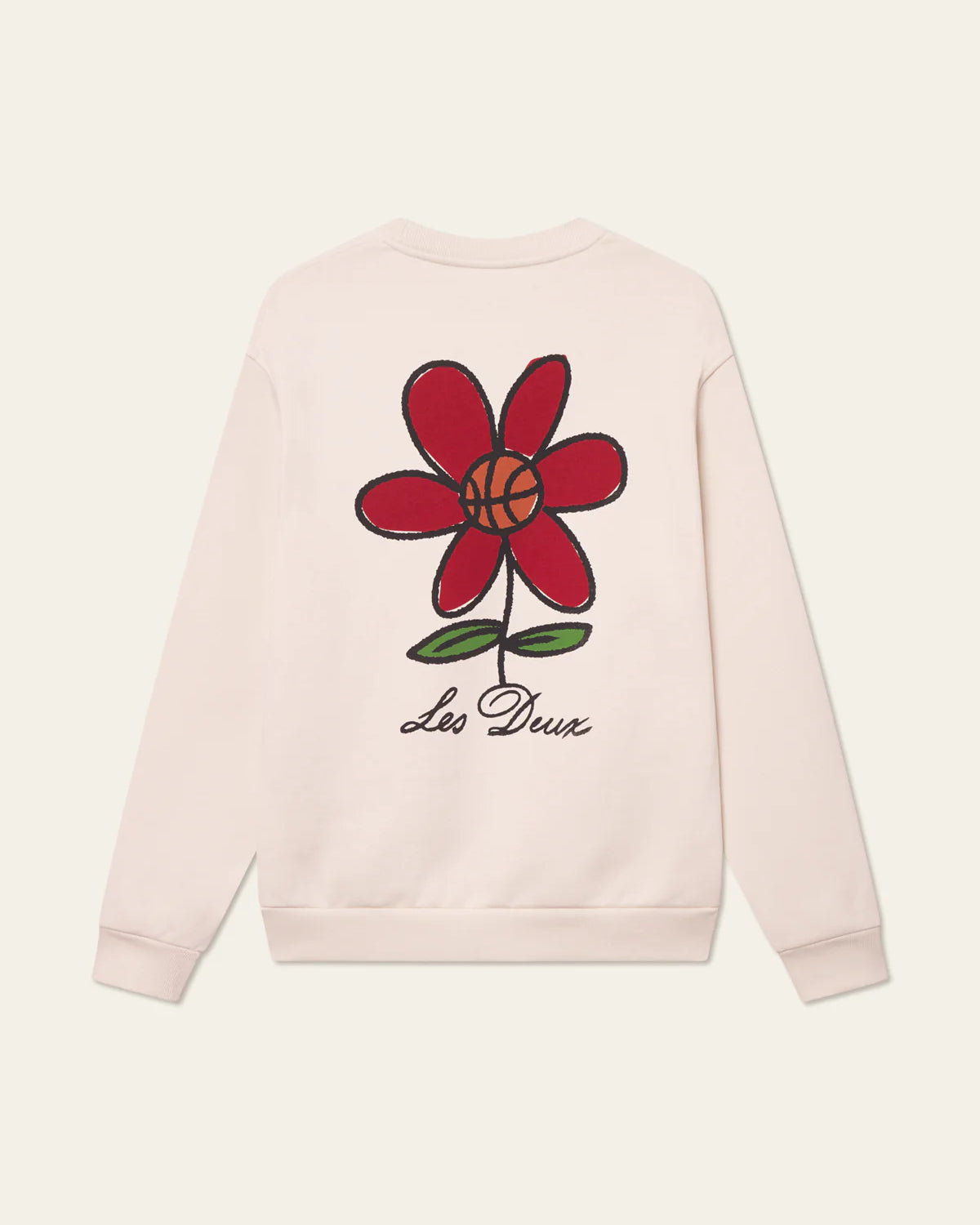 Les Deux Flower Basket Sweatshirt - Ivory Men's Tops - Sloane Boutique