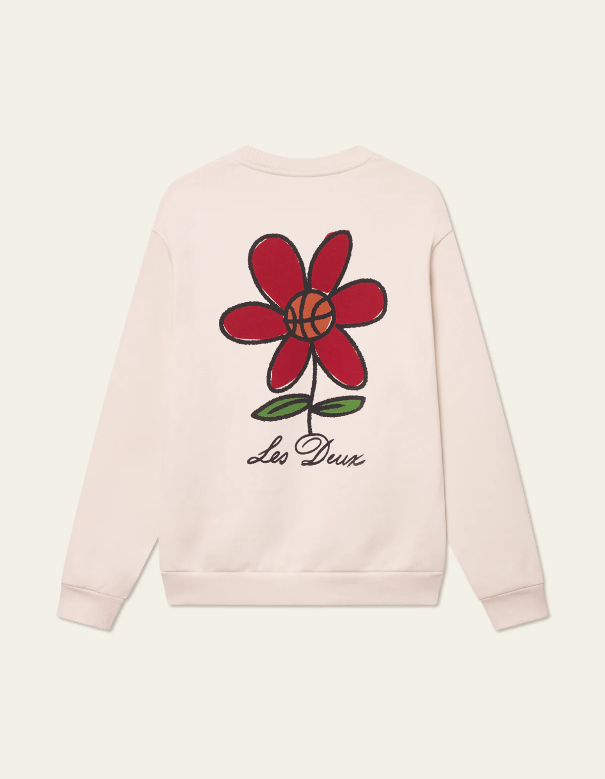 Les Deux Flower Basket Sweatshirt - Ivory Men's Tops - Sloane Boutique