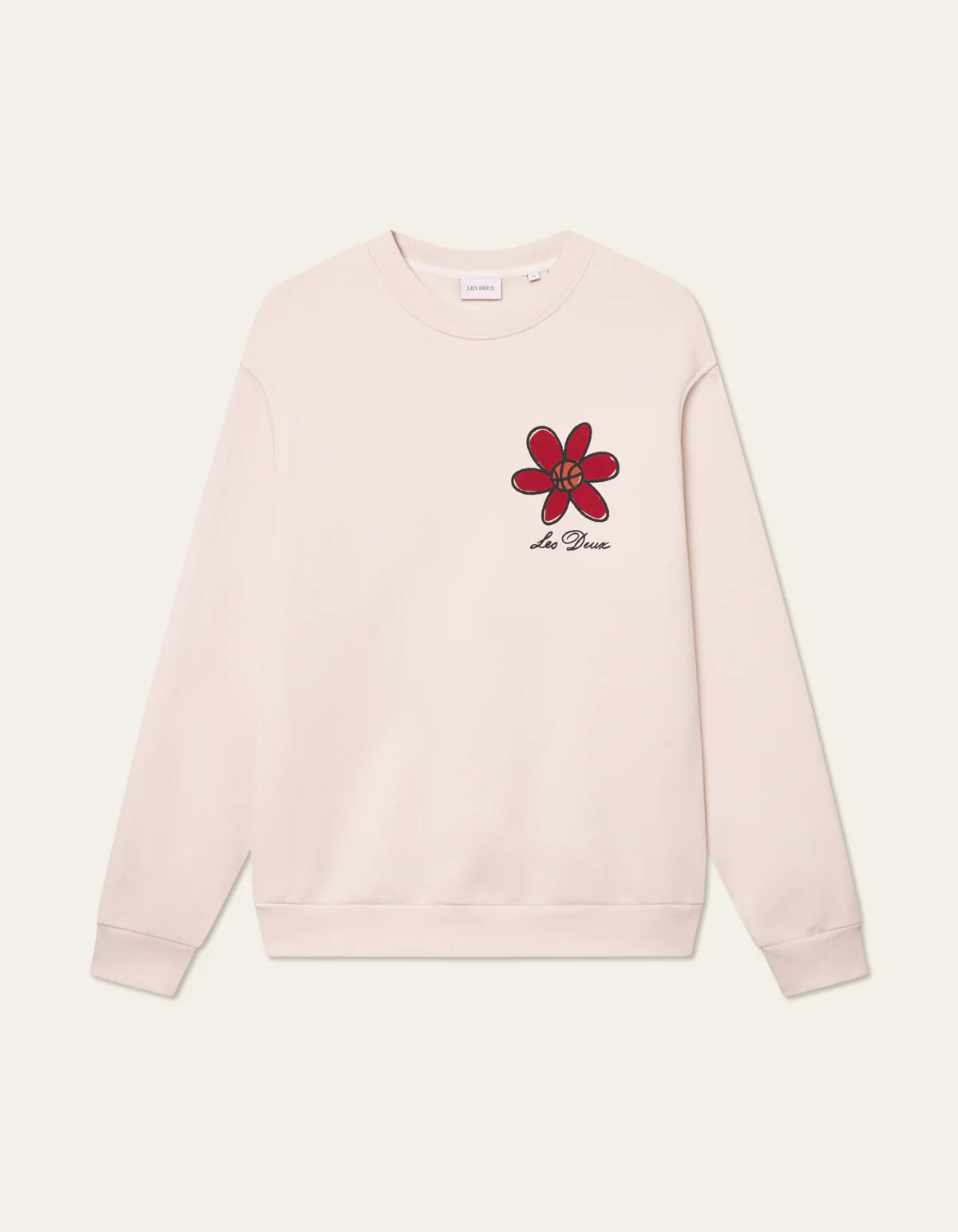 Les Deux Flower Basket Sweatshirt - Ivory Men's Tops - Sloane Boutique