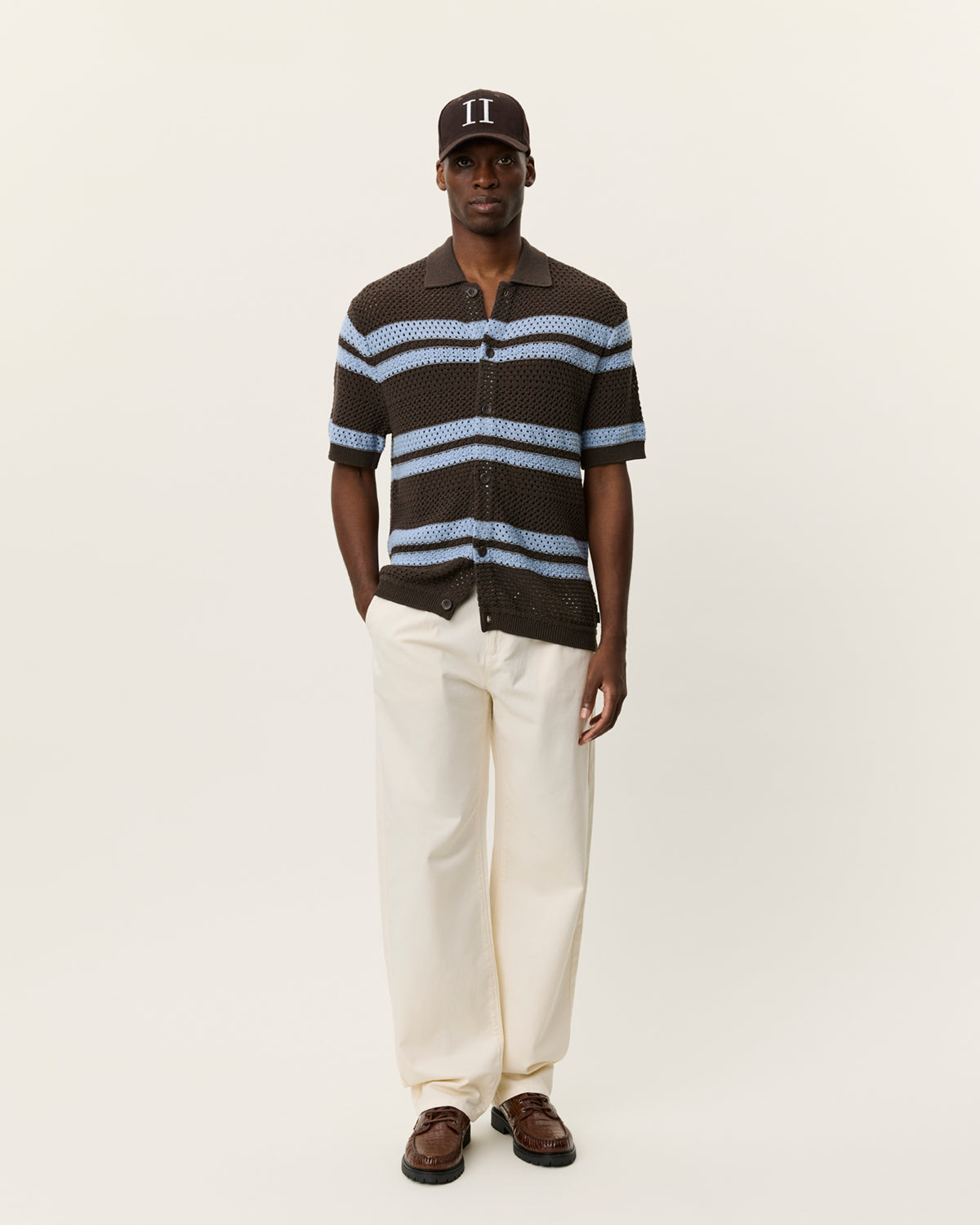 Les Deux Gianni Knit - Turkish Coffee Brown Men's Tops - Sloane Boutique