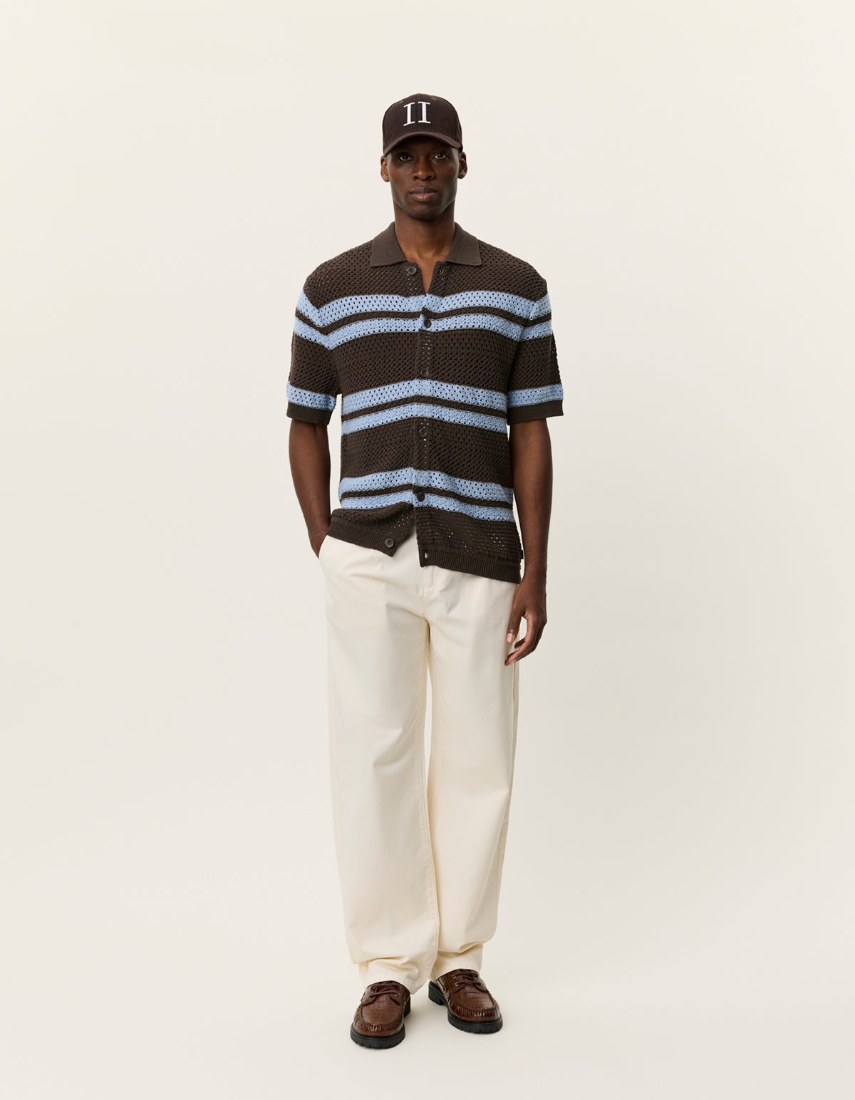 Les Deux Gianni Knit - Turkish Coffee Brown Men's Tops - Sloane Boutique