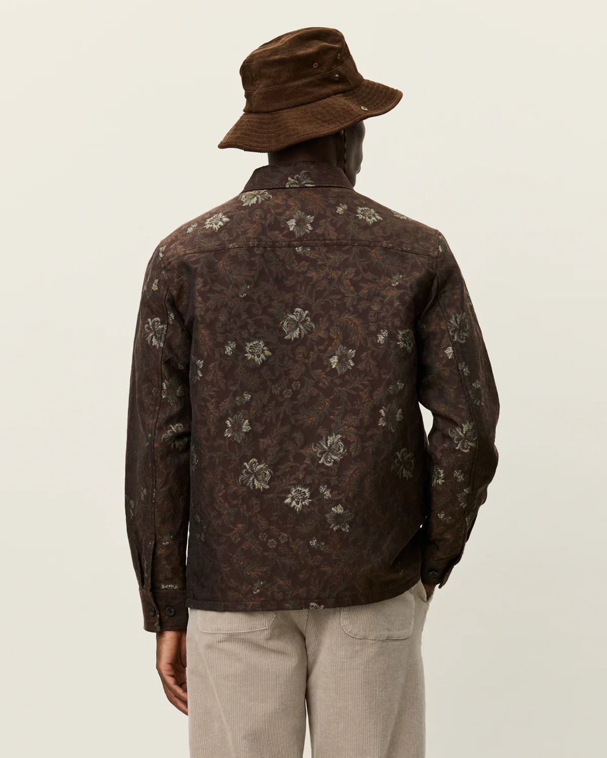 Les Deux Kaleb Flower Jacquard Overshirt - Monk’s Robe Men's Tops - Sloane Boutique