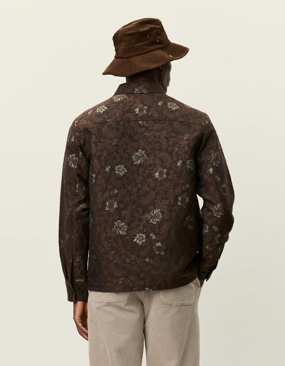 Les Deux Kaleb Flower Jacquard Overshirt - Monk’s Robe Men's Tops - Sloane Boutique