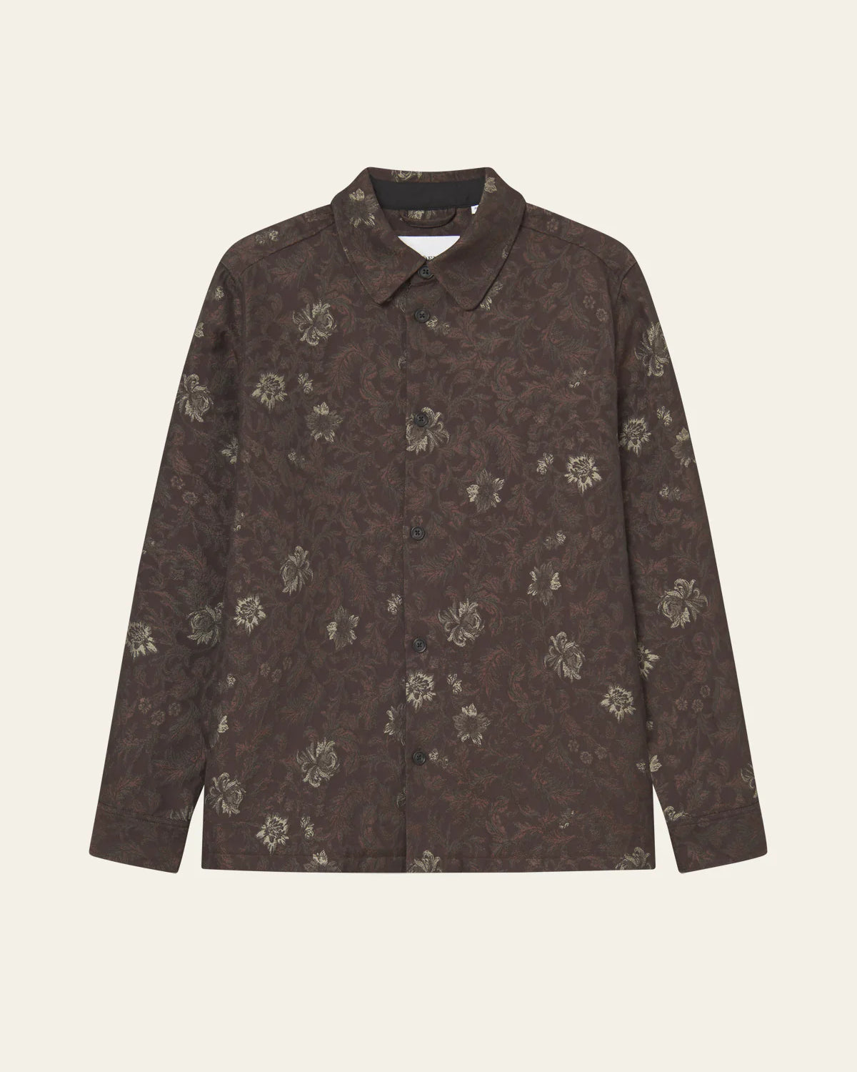 Les Deux Kaleb Flower Jacquard Overshirt - Monk’s Robe Men's Tops - Sloane Boutique