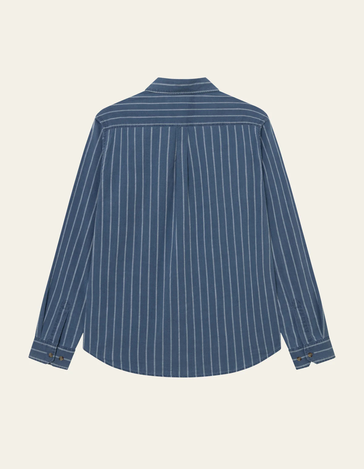 Les Deux Kash Indigo Stripe Shirt - Denim Blue Men's Tops - Sloane Boutique