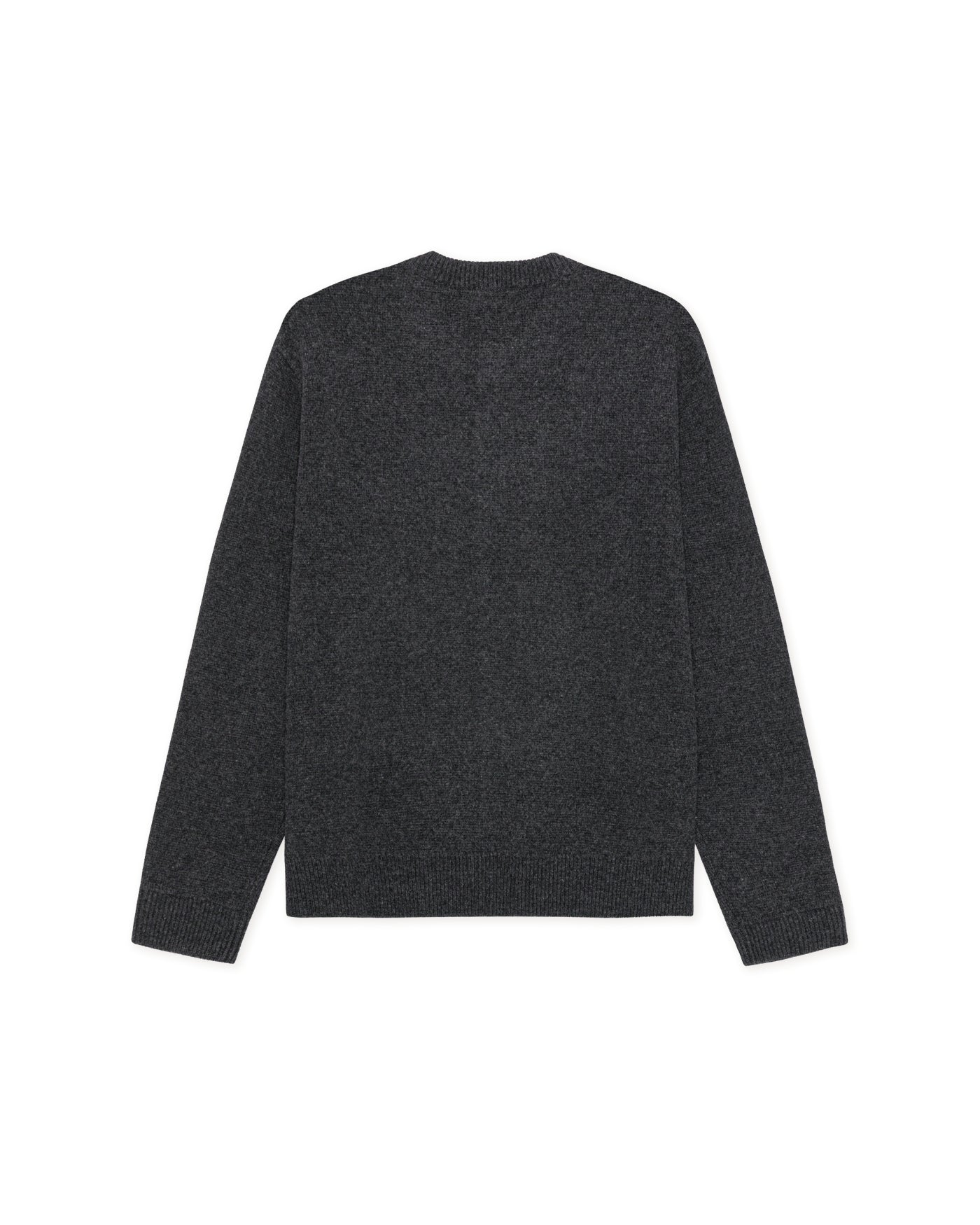 Les Deux Knitted Roundneck Cardigan - Charcoal Melange Men's Tops - Sloane Boutique