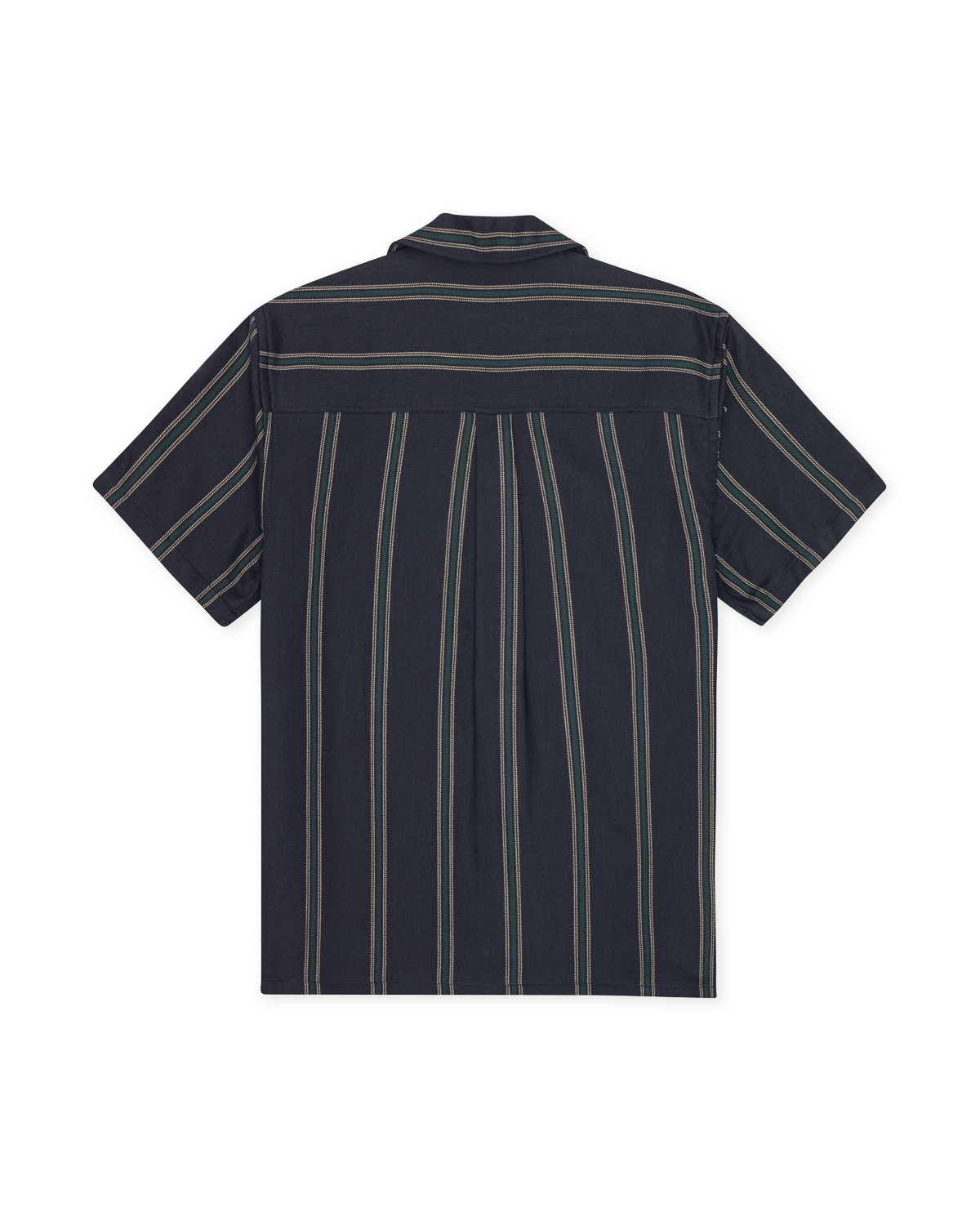 Les Deux Lawson Stripe SS Shirt - Dark Navy Men's Tops - Sloane Boutique