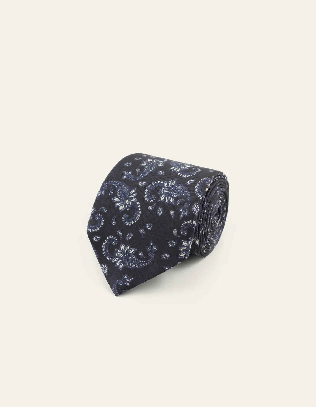 Les Deux Paisley Tie - Black Men's Accessories - Sloane Boutique