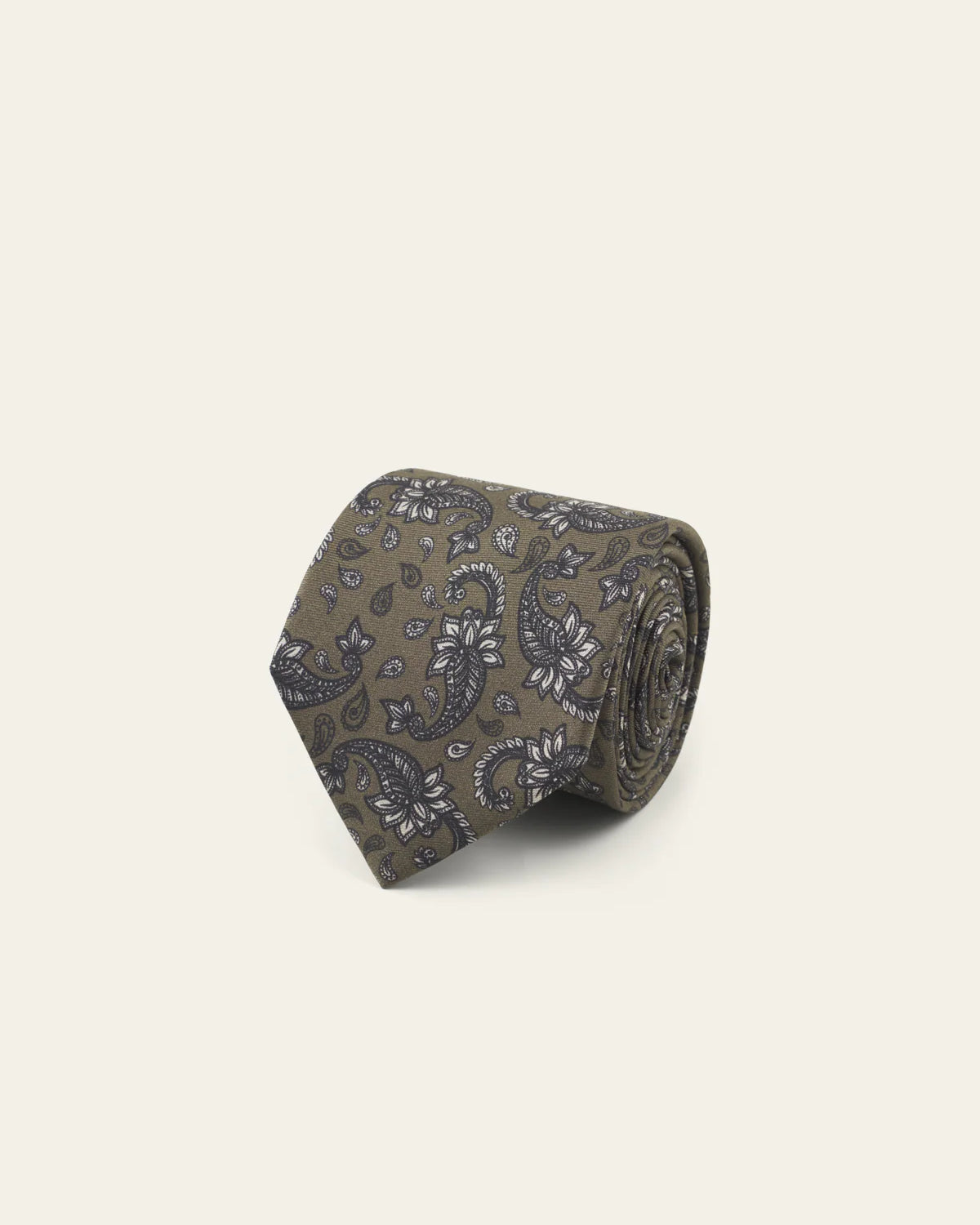 Les Deux Paisley Tie - Teak Brown Men's Accessories - Sloane Boutique