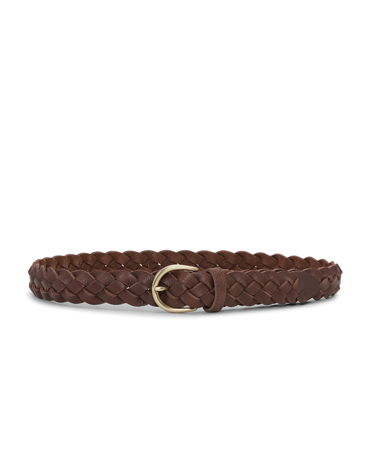 Les Deux Victor Braided Belt - Brown Men's Accessories - Sloane Boutique