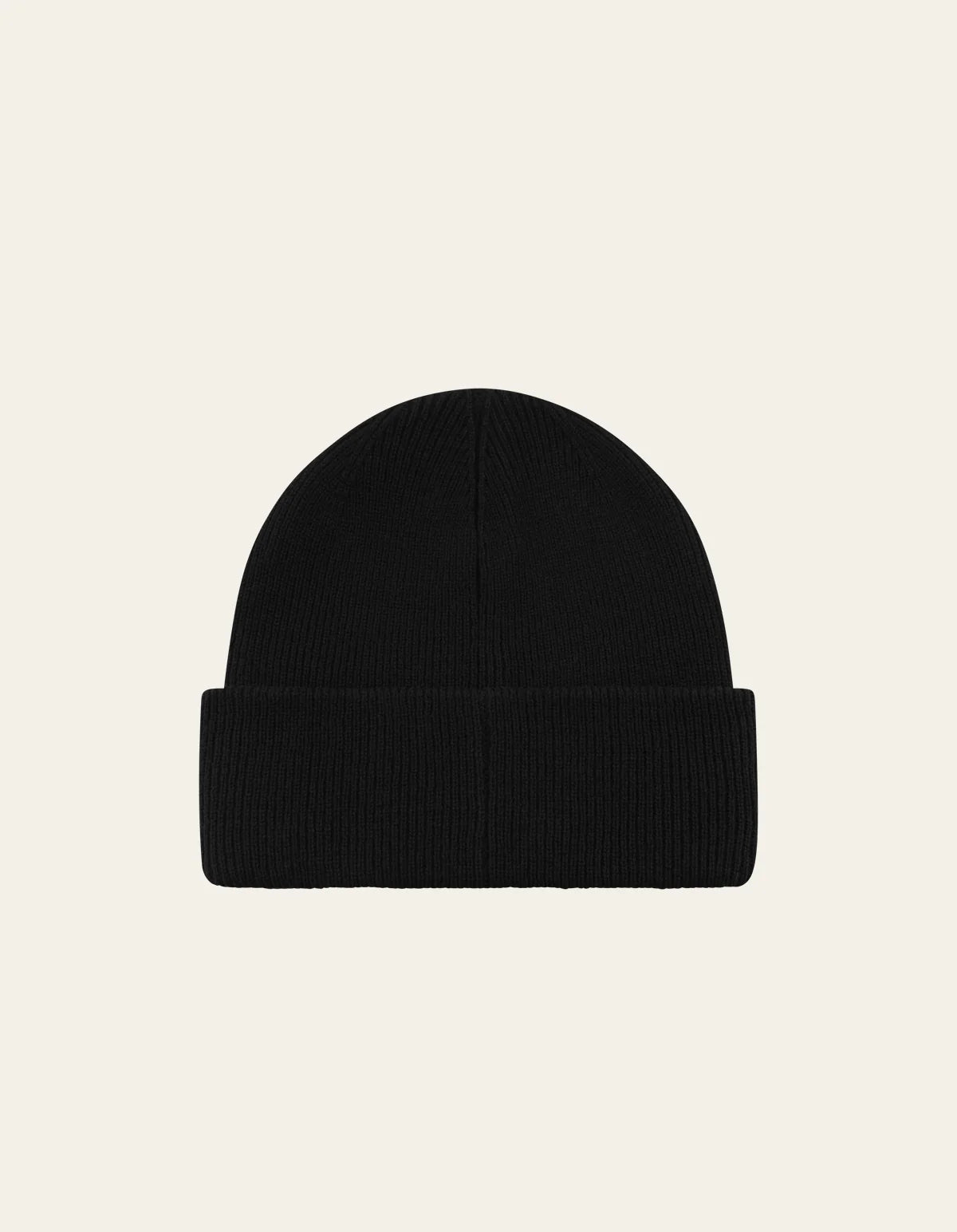 Les Deux Wayne Logo Patch Beanie - Black Men's Accessories - Sloane Boutique