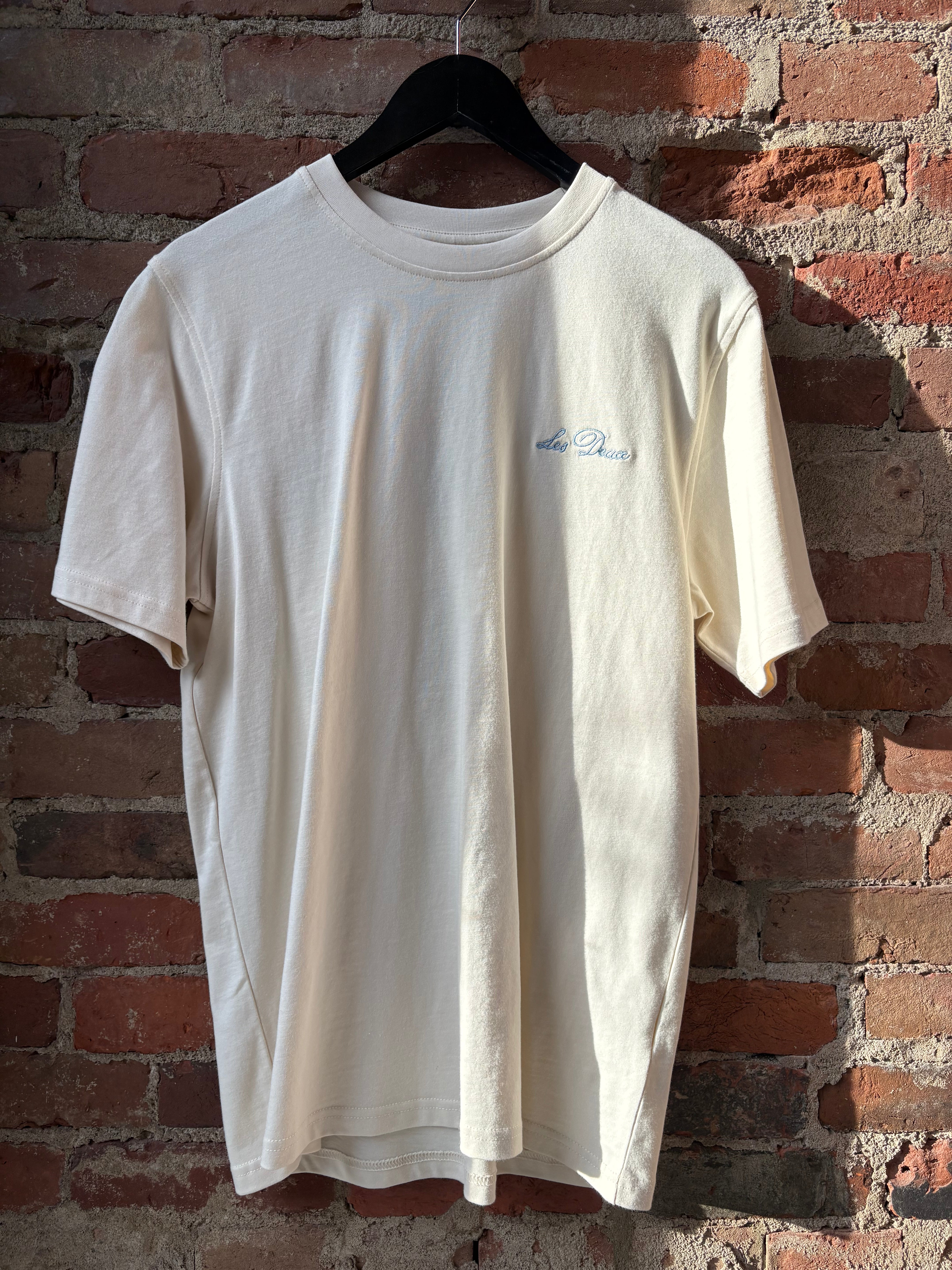 Les Deux Wildflower T-Shirt - Eggnog White Men's Tops - Sloane Boutique