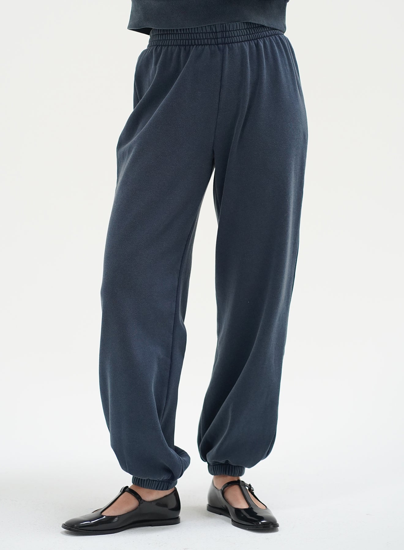 LnA Aspyn Jogger - Navy Stone Wash Women's Bottoms - Sloane Boutique