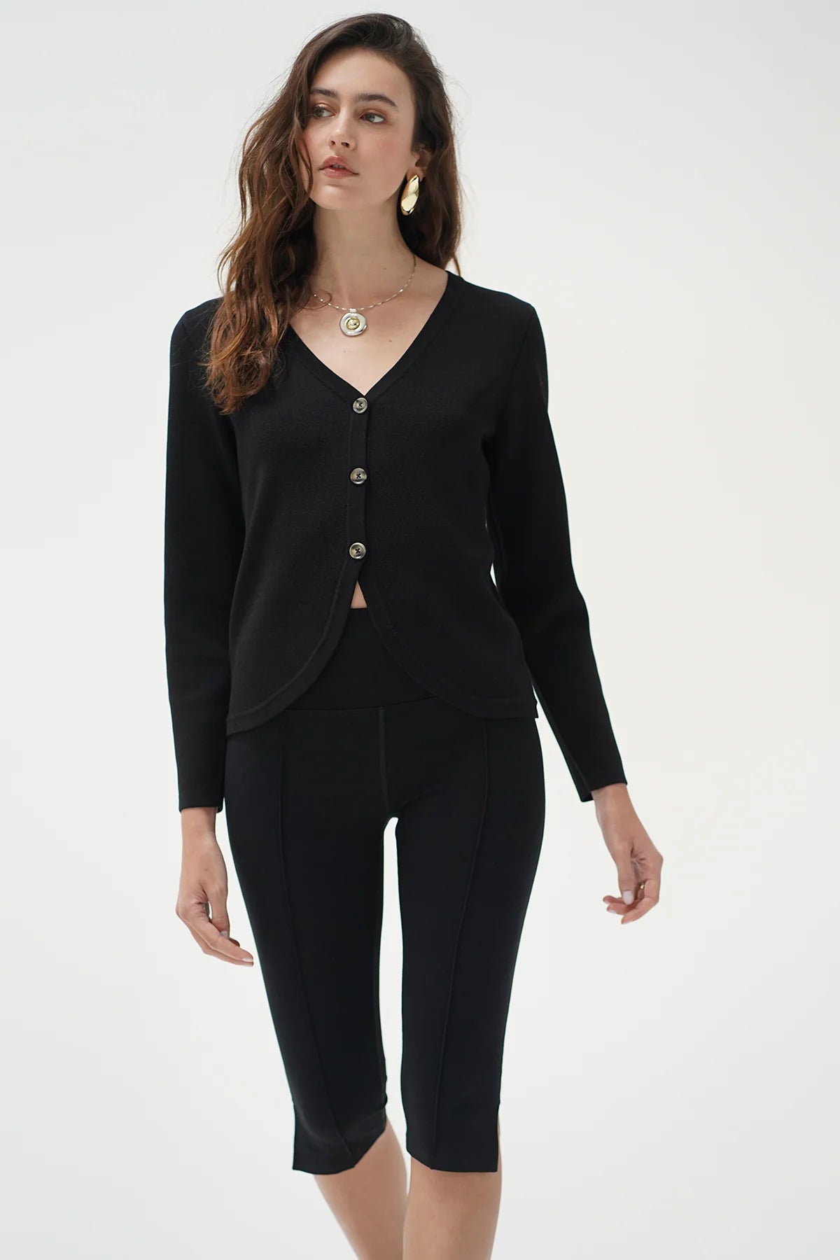 LnA Atlas Cardigan - Black Women's Tops - Sloane Boutique