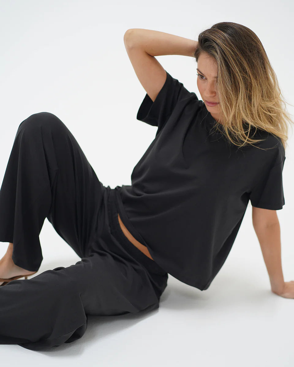 LnA Base Spandex Jersey Pant - Black Women's Bottoms - Sloane Boutique