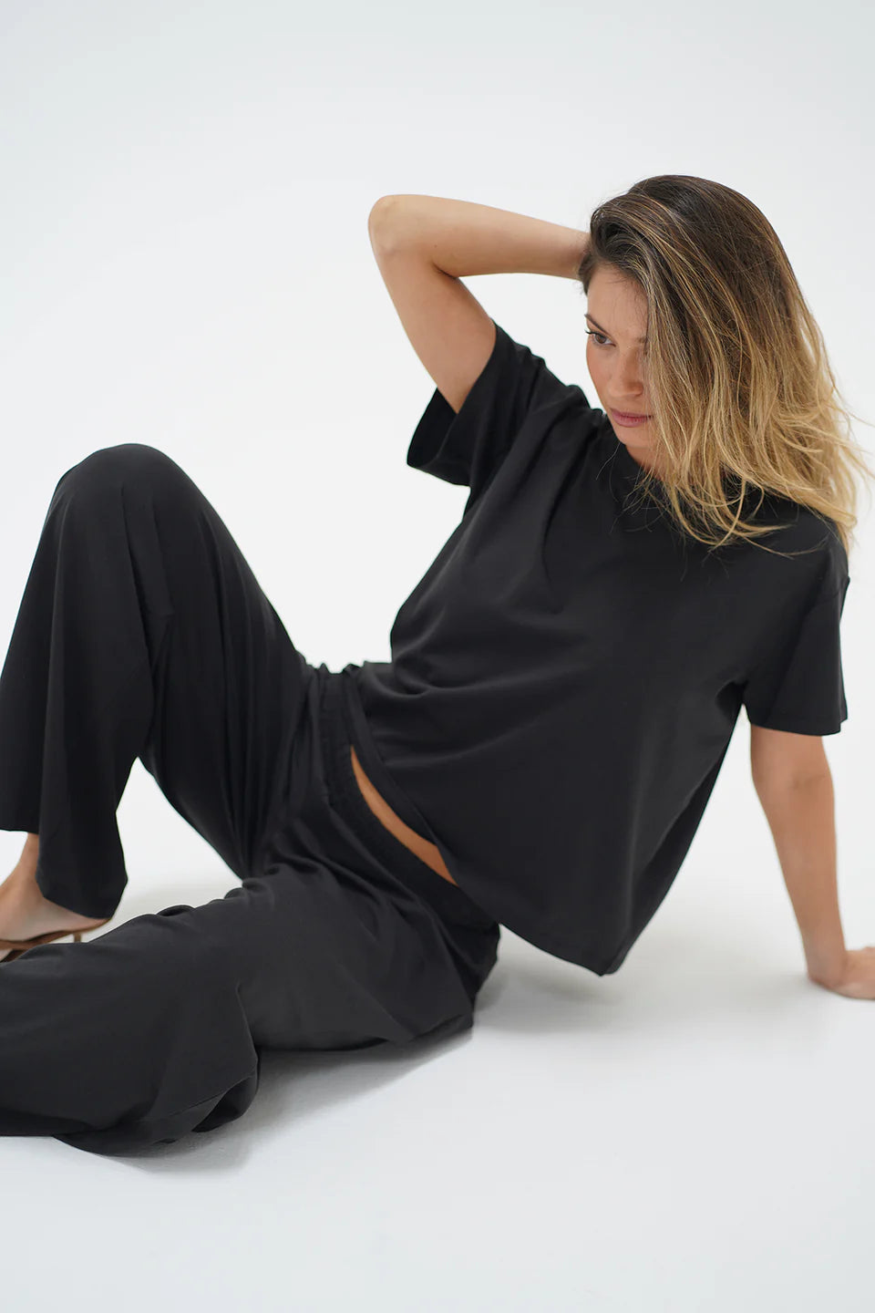 LnA Base Spandex Jersey Pant - Black Women's Bottoms - Sloane Boutique