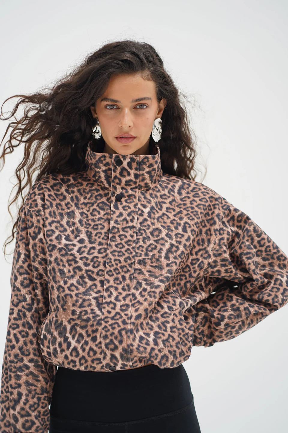 LnA Broadway Jacket - Leopard Outerwear - Sloane Boutique