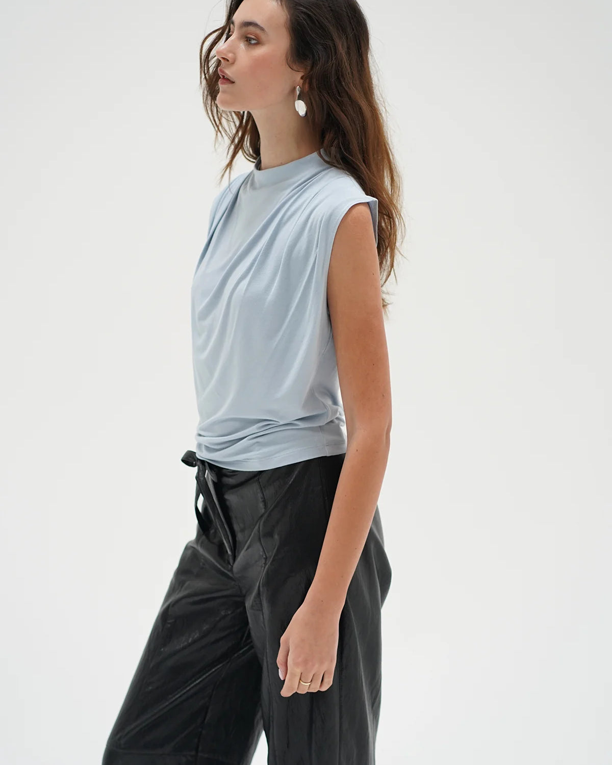 LnA Mira Top - Starlight Blue Women's Tops - Sloane Boutique