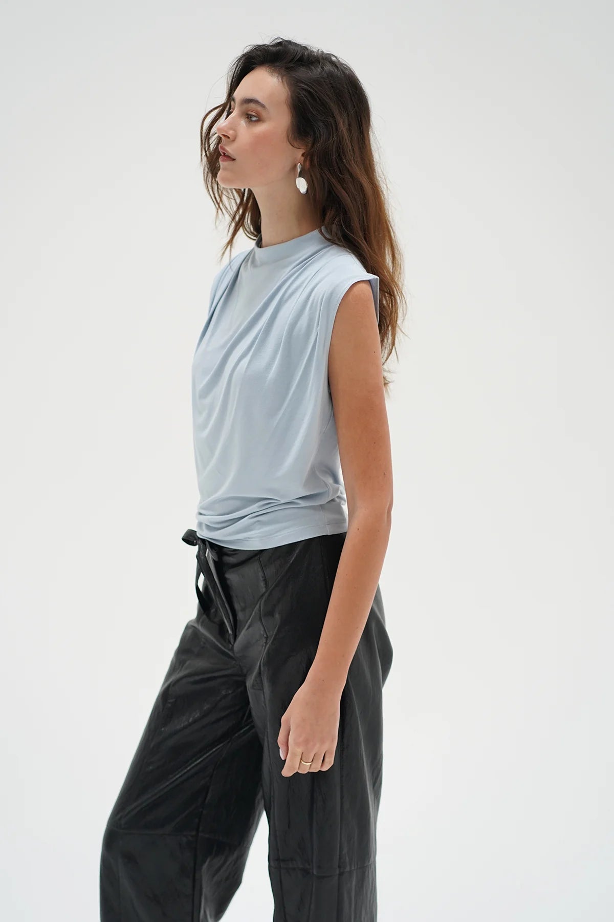 LnA Mira Top - Starlight Blue Women's Tops - Sloane Boutique