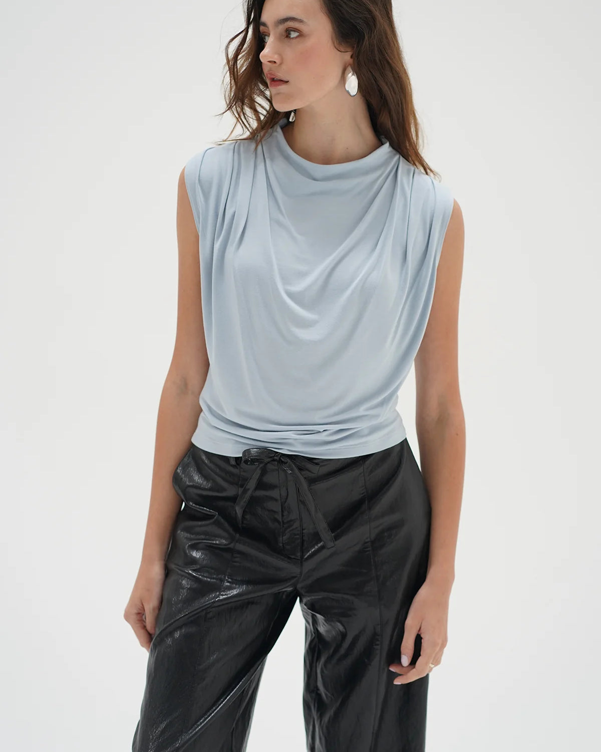 LnA Mira Top - Starlight Blue Women's Tops - Sloane Boutique