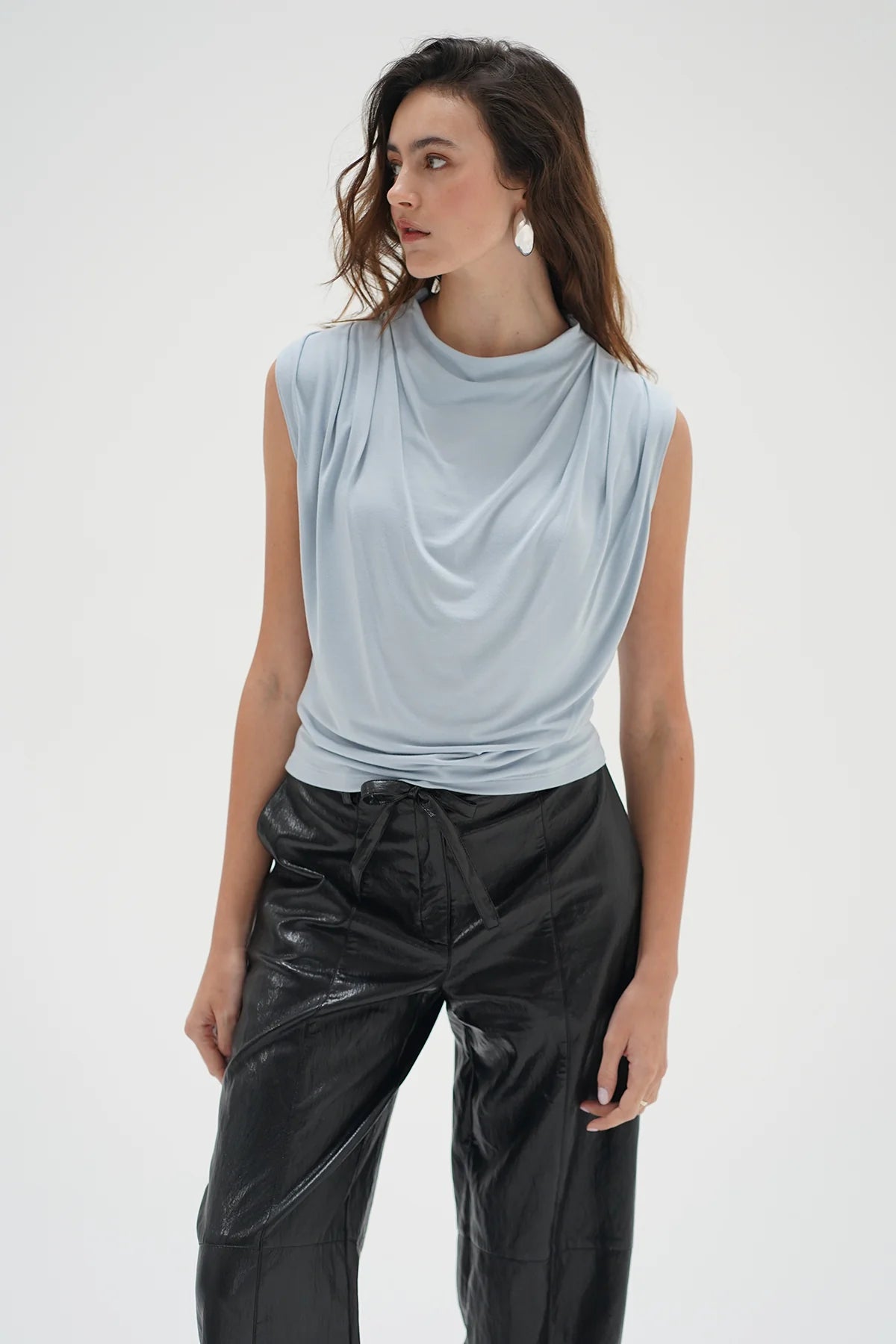 LnA Mira Top - Starlight Blue Women's Tops - Sloane Boutique