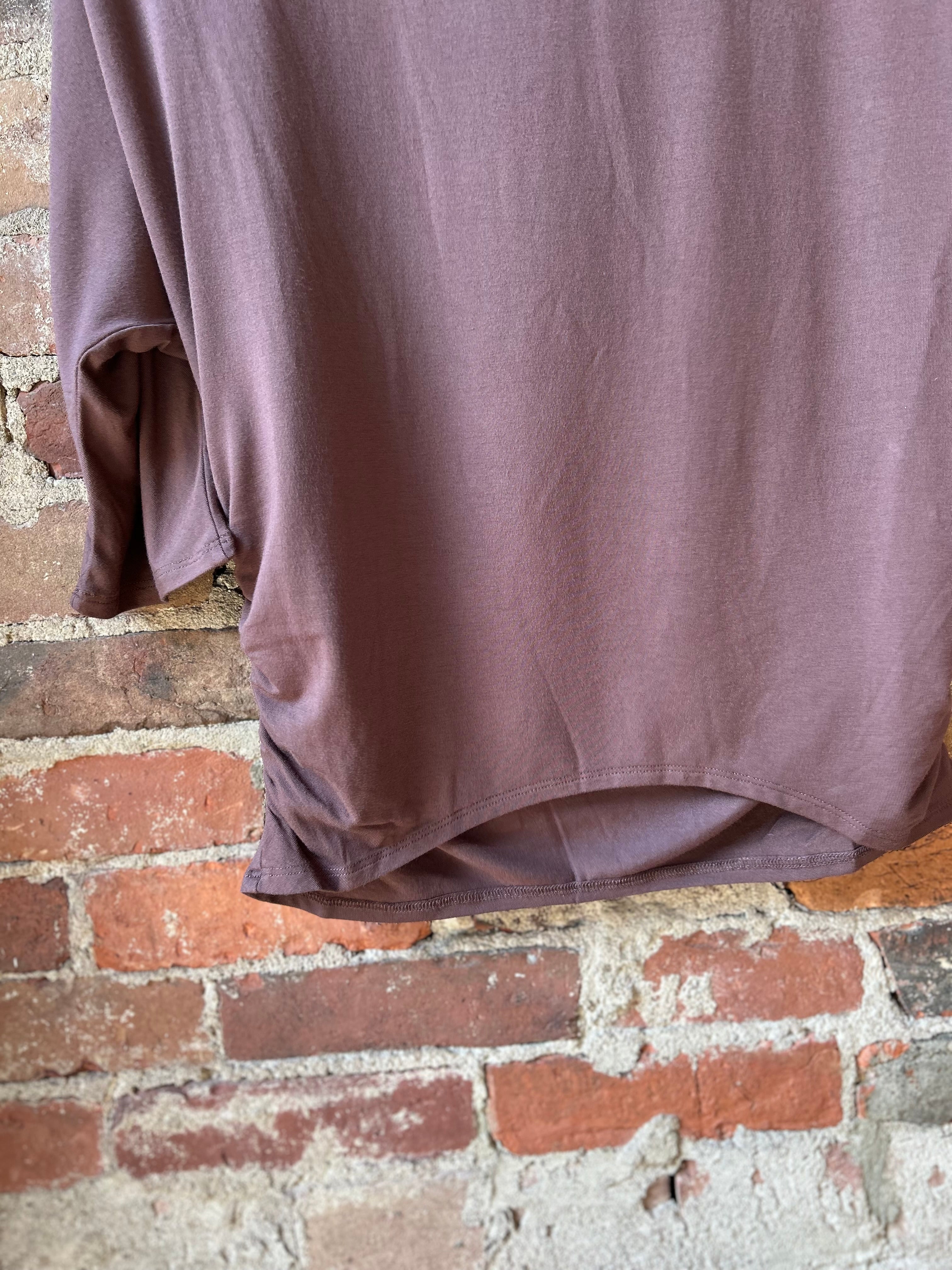 LnA Opal Top - French Roast Women's Tops - Sloane Boutique