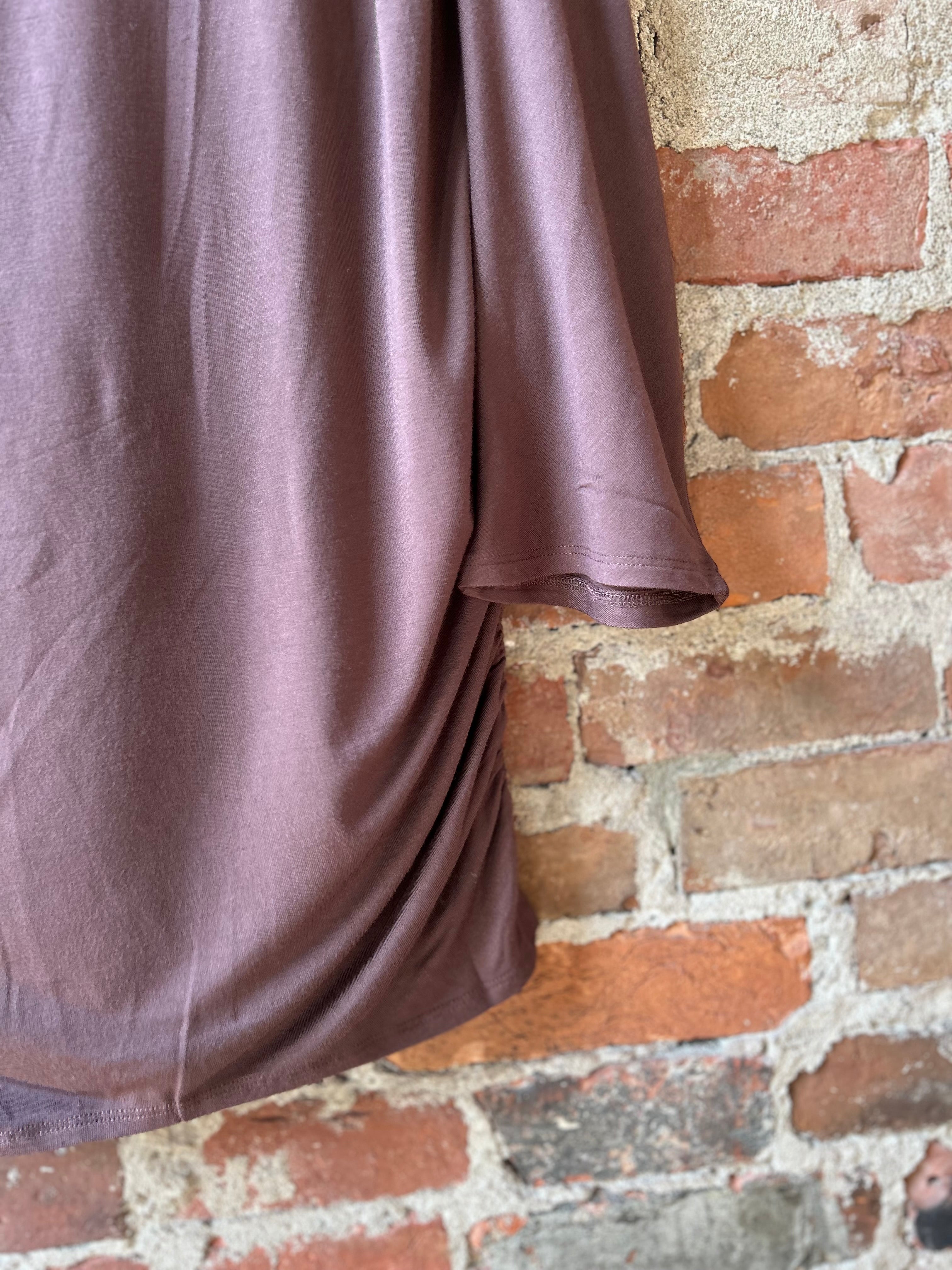 LnA Opal Top - French Roast Women's Tops - Sloane Boutique