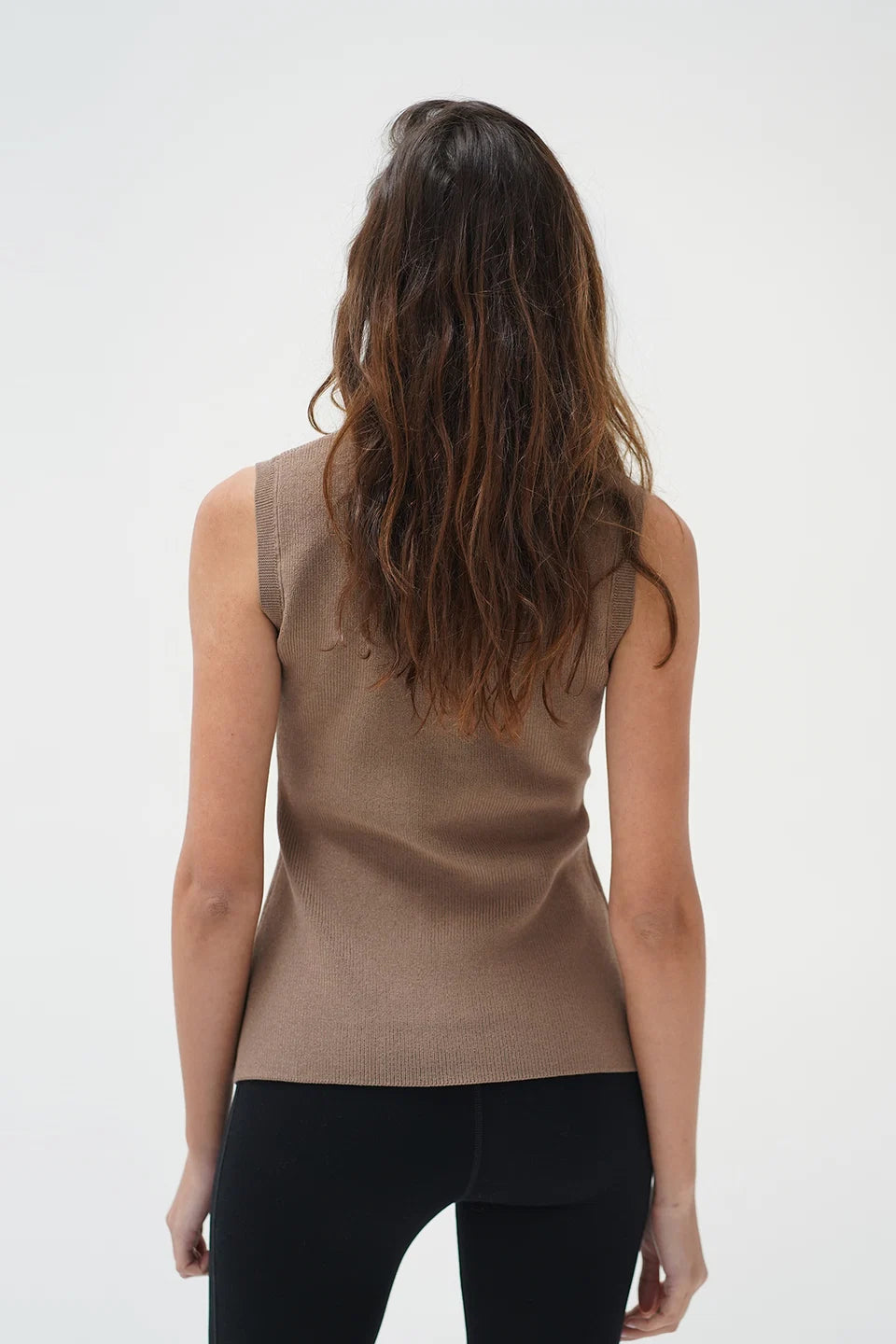 LnA Pax Sleeveless Sweater - Fawn Women's Tops - Sloane Boutique