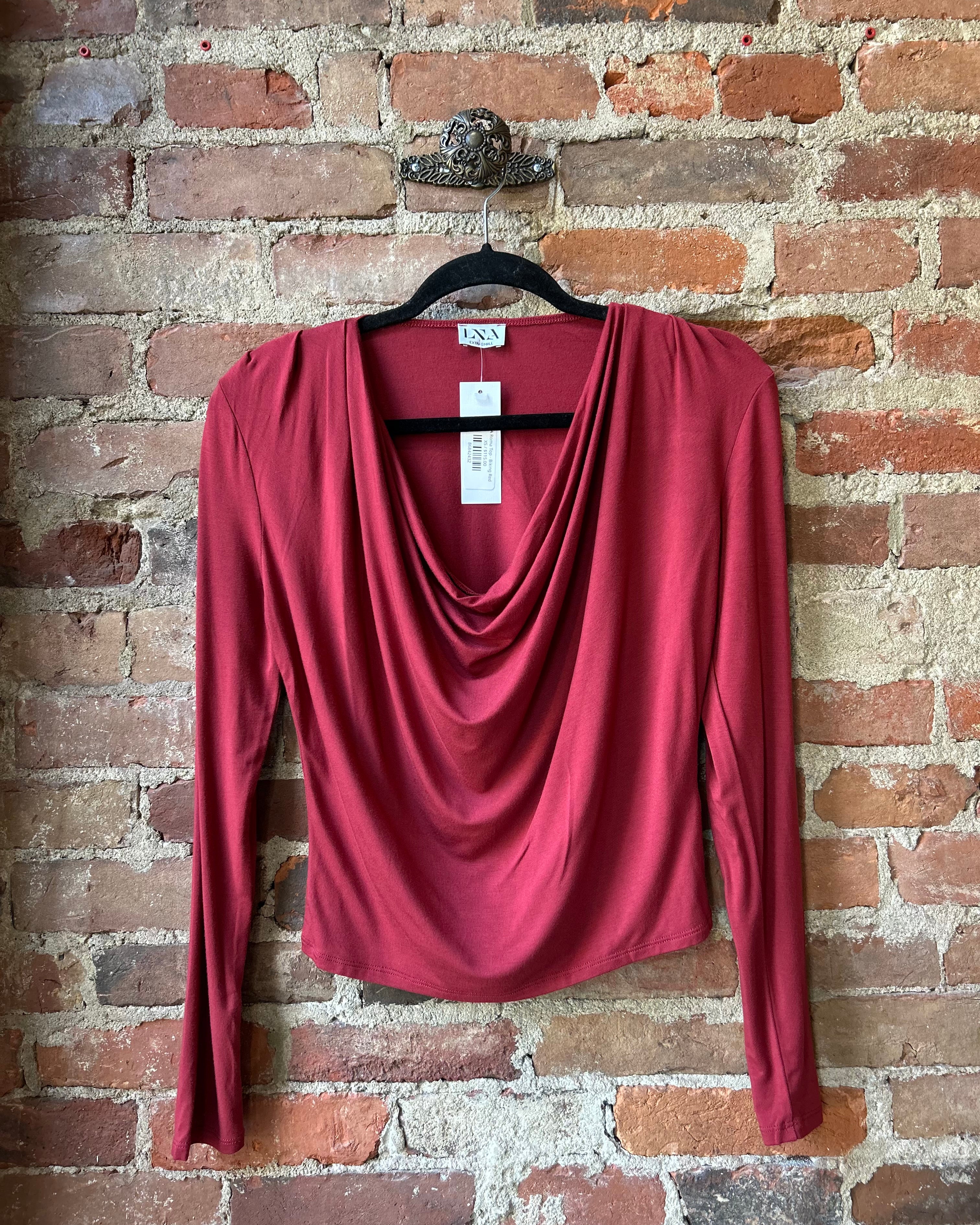 LnA Roma Top - Biking Red Women's Tops - Sloane Boutique