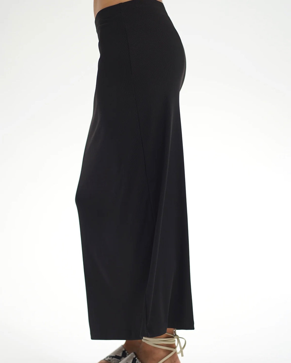 LNA Slater Skirt - Liquid Onyx Women's Bottoms - Sloane Boutique