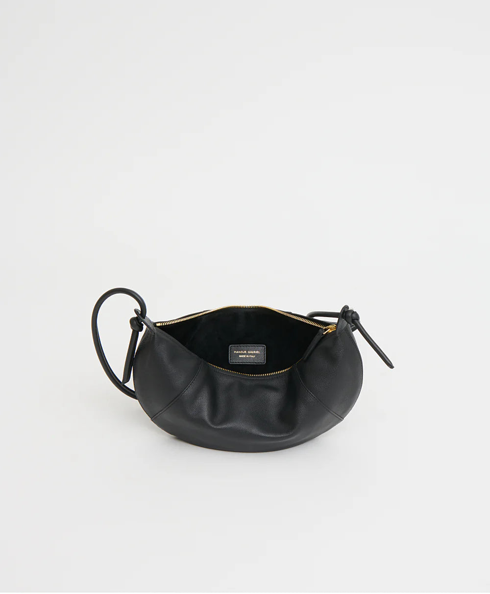 Mansur Gavriel Mini Fortuna Crossbody - Black Accessories - Sloane Boutique