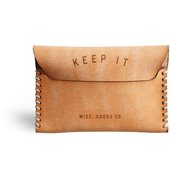 Misc. Goods Co. Snap Wallet - Natural Men's Accessories - Sloane Boutique