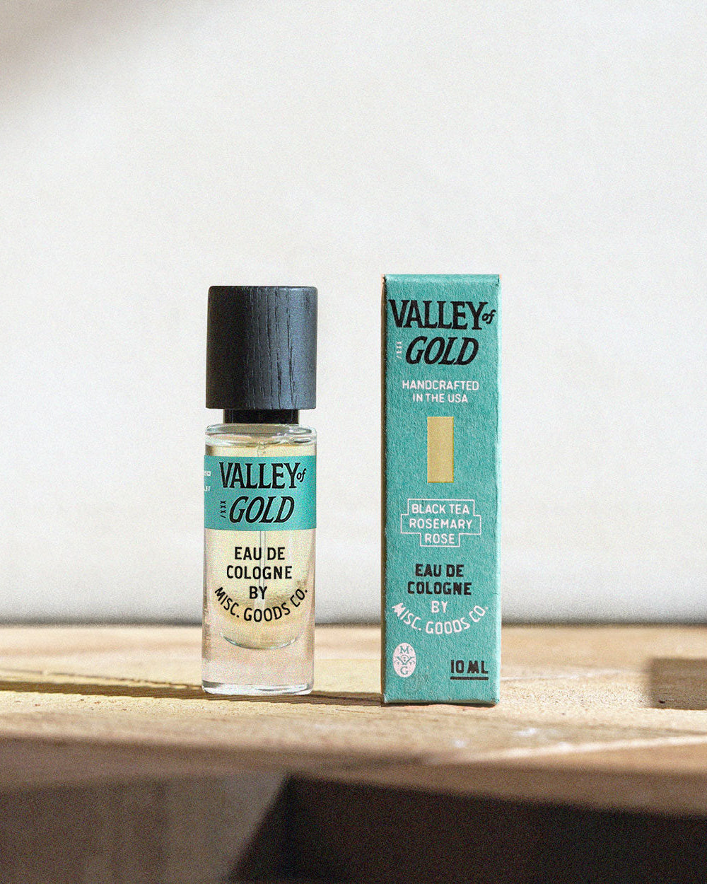 Misc. Goods Co. Valley of Gold Eau De Cologne - Black Tea, Rosemary, Rose Fragrance - Sloane Boutique