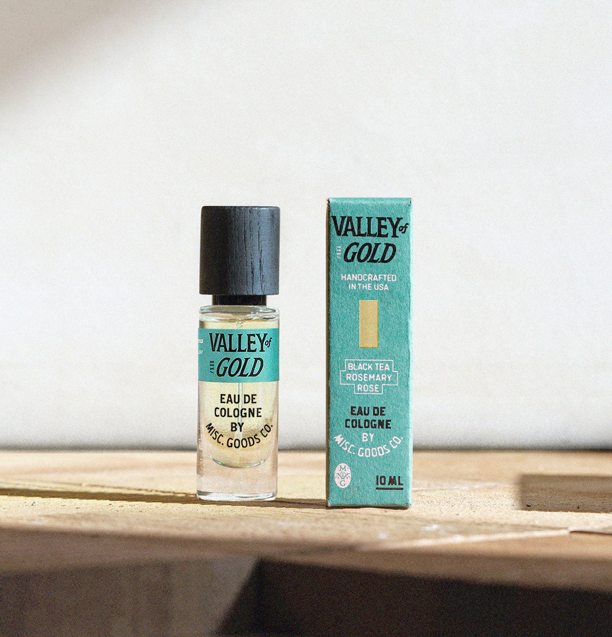 Misc. Goods Co. Valley of Gold Eau De Cologne - Black Tea, Rosemary, Rose Fragrance - Sloane Boutique