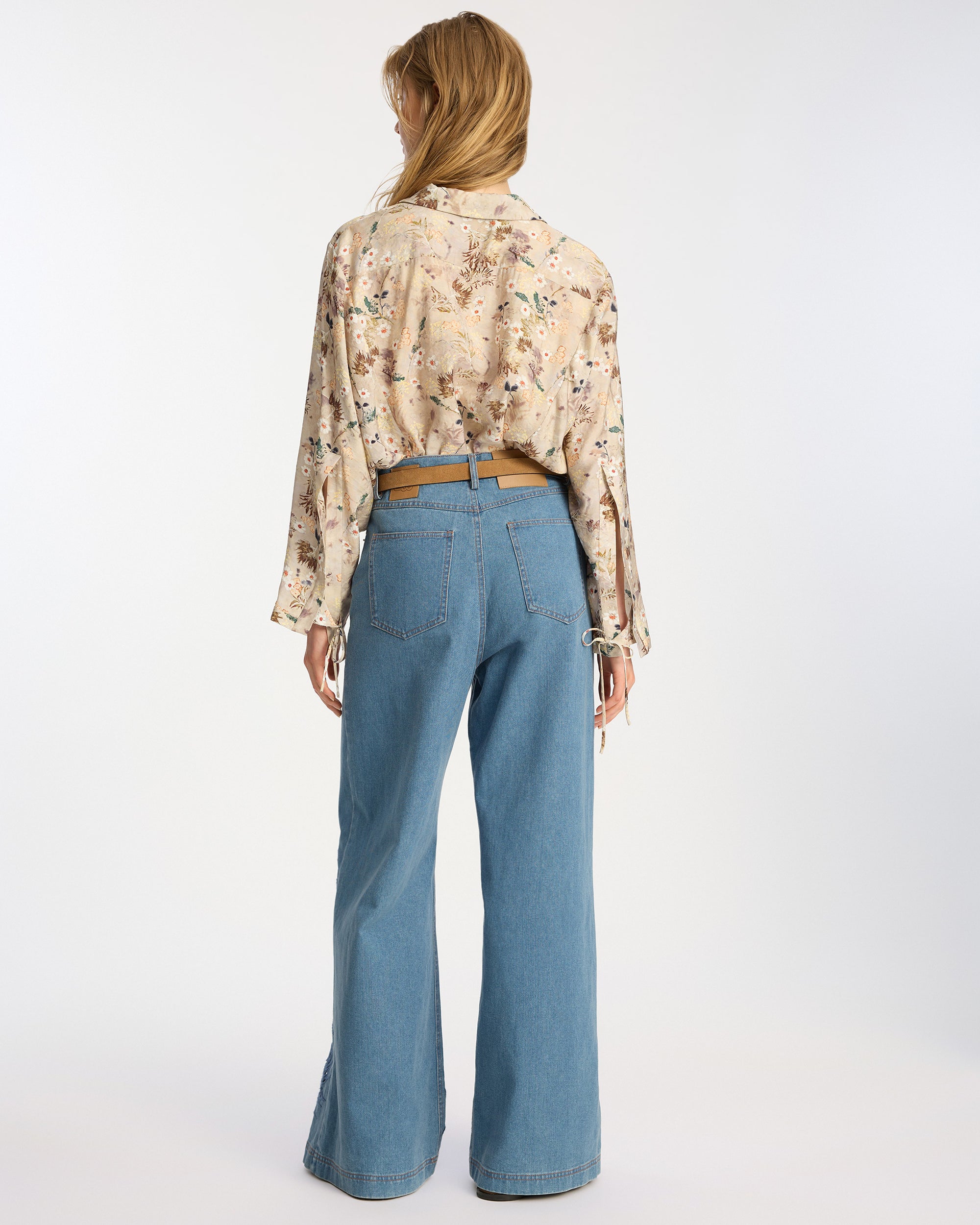 Munthe Babette Blouse - Nature Print Women's Tops - Sloane Boutique