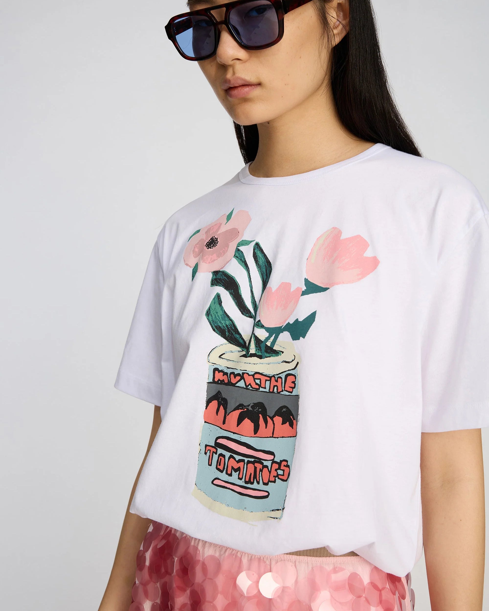 Munthe Balwin T-Shirt - White Women's Tops - Sloane Boutique